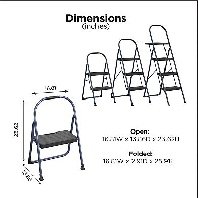 COSCO 1-Step Folding Big Step Step Stool