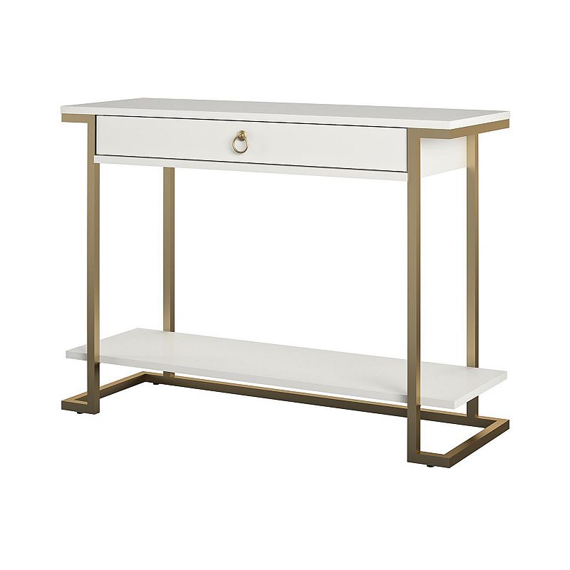CosmoLiving by Cosmopolitan Camila Console Table, White