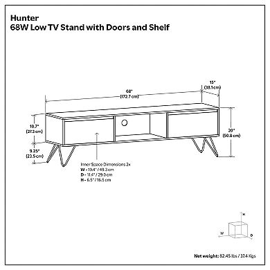 Simpli Home Hunter TV Media Stand