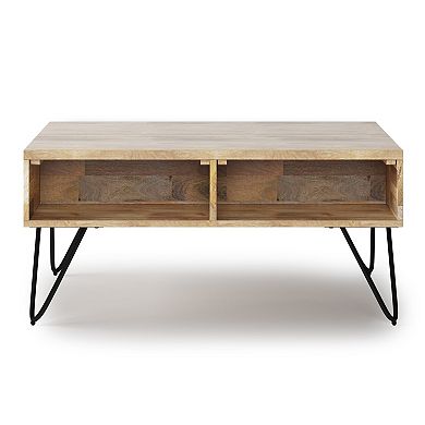 Simpli Home Hunter Small Lift Top Coffee Table
