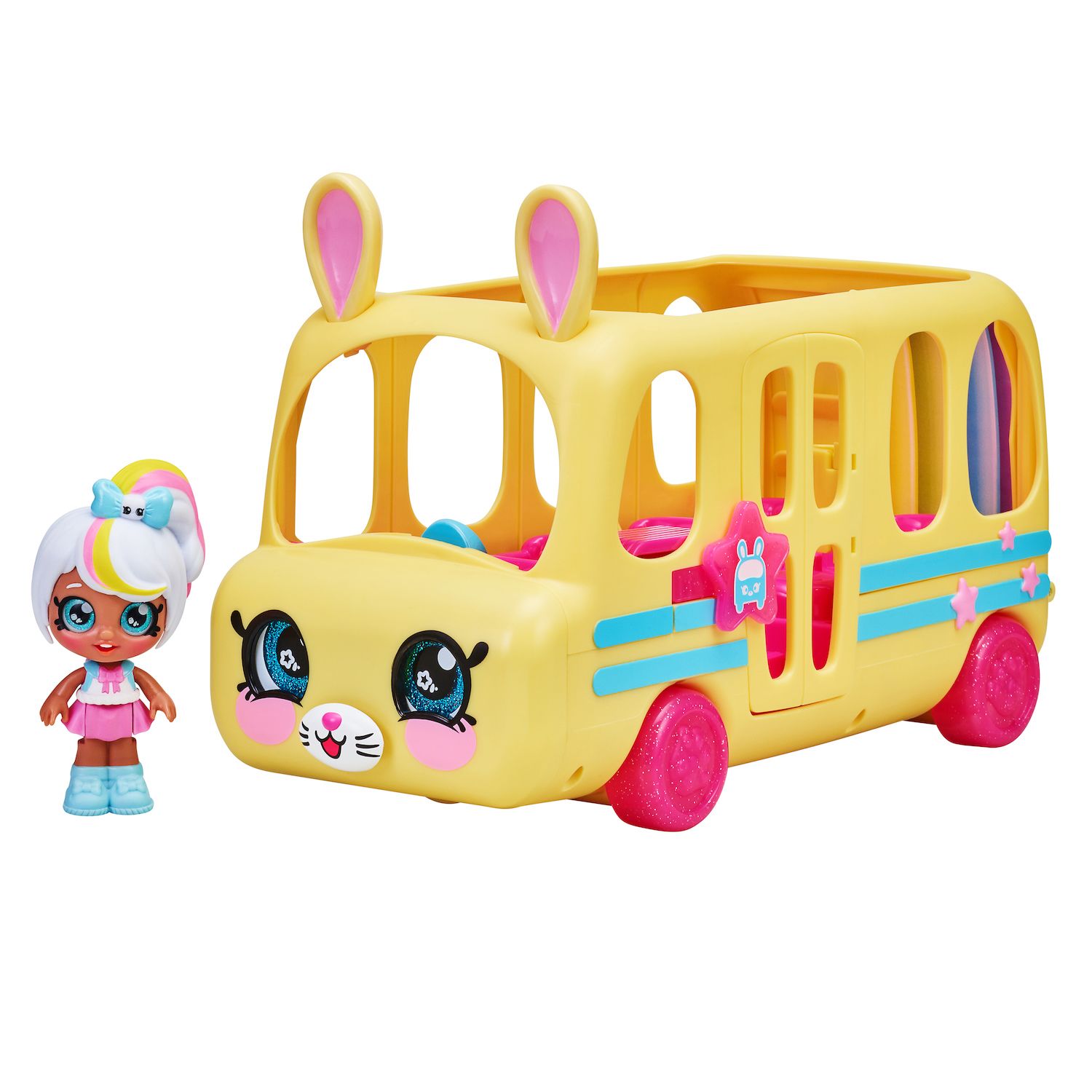 rainbow bus toy