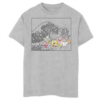 Boys 8-20 Nickelodeon SpongeBob SquarePants Japanese Wave Graphic Tee