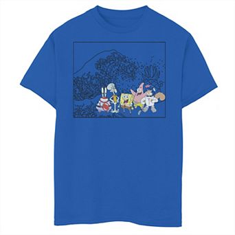 Boys 8-20 Nickelodeon SpongeBob SquarePants Japanese Wave Graphic Tee