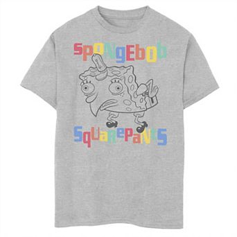 Boys 8-20 Nickelodeon SpongeBob SquarePants Mocking Colorful Portrait Logo Graphic Tee