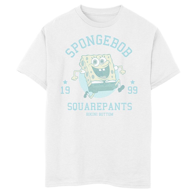 Boys 8-20 Nickelodeon SpongeBob SquarePants Retro Bikini Bottom Graphic Tee, Boy's, Size: Large, White
