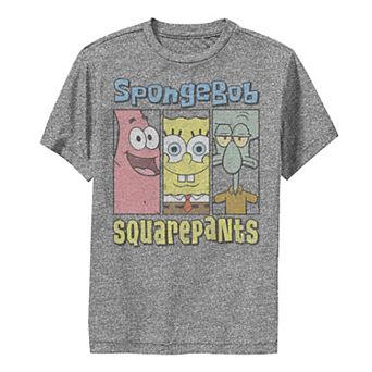 Boys 8-20 SpongeBob SquarePants Patrick & Squidward Panels Performance Graphic Tee