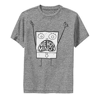 Boys 8-20 Spongebob Squarepants DoodleBob Me Hoy Minoy Fill Performance Graphic Tee