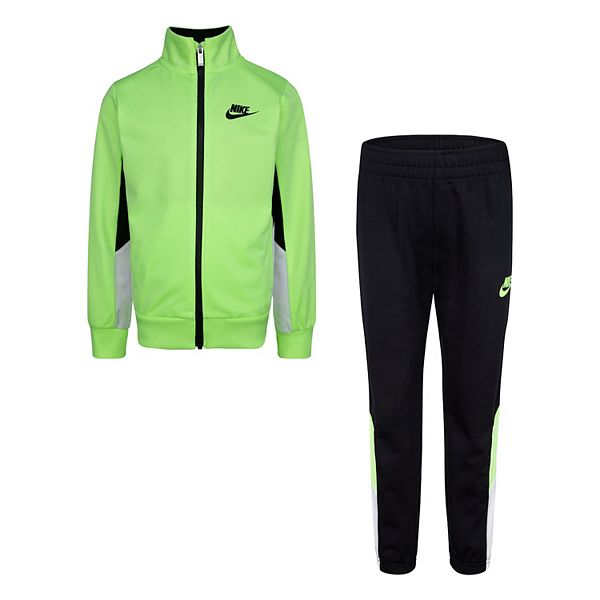 slepen ongerustheid koppeling Boys 4-7 Nike Colorblock Tricot Track Zip Jacket & Pants Set
