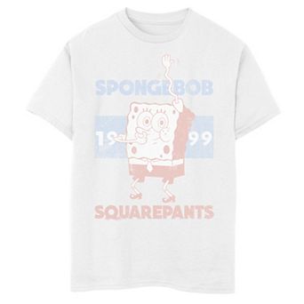 Boys 8-20 Nickelodeon SpongeBob SquarePants Plug Nose Pose Vintage Graphic Tee