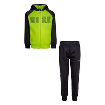 Boys 4-7 Nike Therma-FIT Colorblock Full-Zip Hoodie & Pants Set