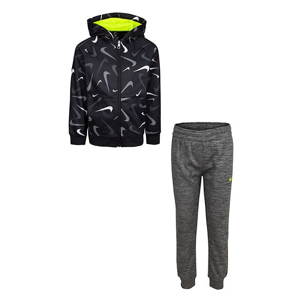 Nike / Toddler Boys' Swooshfetti Therma-FIT Hoodie and Pants Set