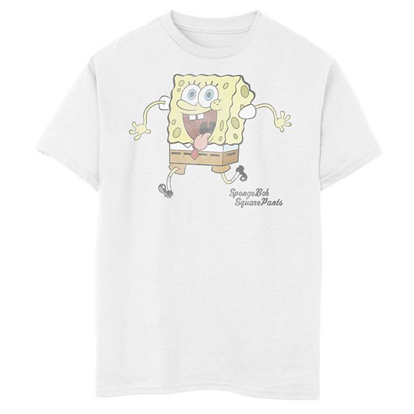 Boys 8-20 Nickelodeon SpongeBob SquarePants Tongue Out Run Graphic Tee