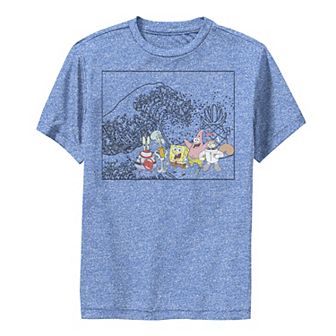 Boys 8-20 Nickelodeon SpongeBob SquarePants Japanese Wave Performance Graphic Tee