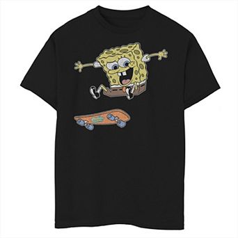 Boys 8-20 SpongeBob SquarePants Checker Skateboard Graphic Tee