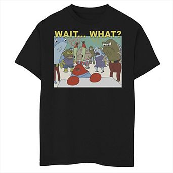 Boys 8-20 SpongeBob SquarePants Mr. Krabs Wait What Graphic Tee