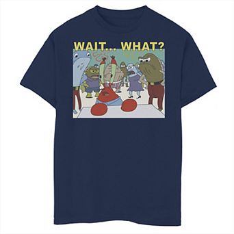 Boys 8-20 SpongeBob SquarePants Mr. Krabs Wait What Graphic Tee