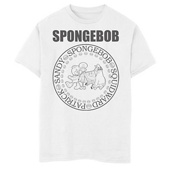 Boys 8-20 Nickelodeon SpongeBob SquarePants Group Shot Badge Graphic Tee