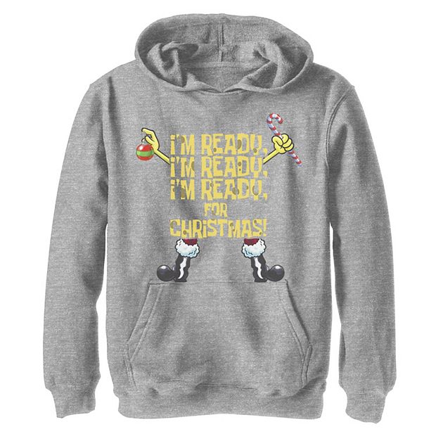 Boys 8 20 Spongebob Squarepants I m Ready For Christmas Graphic Hoodie