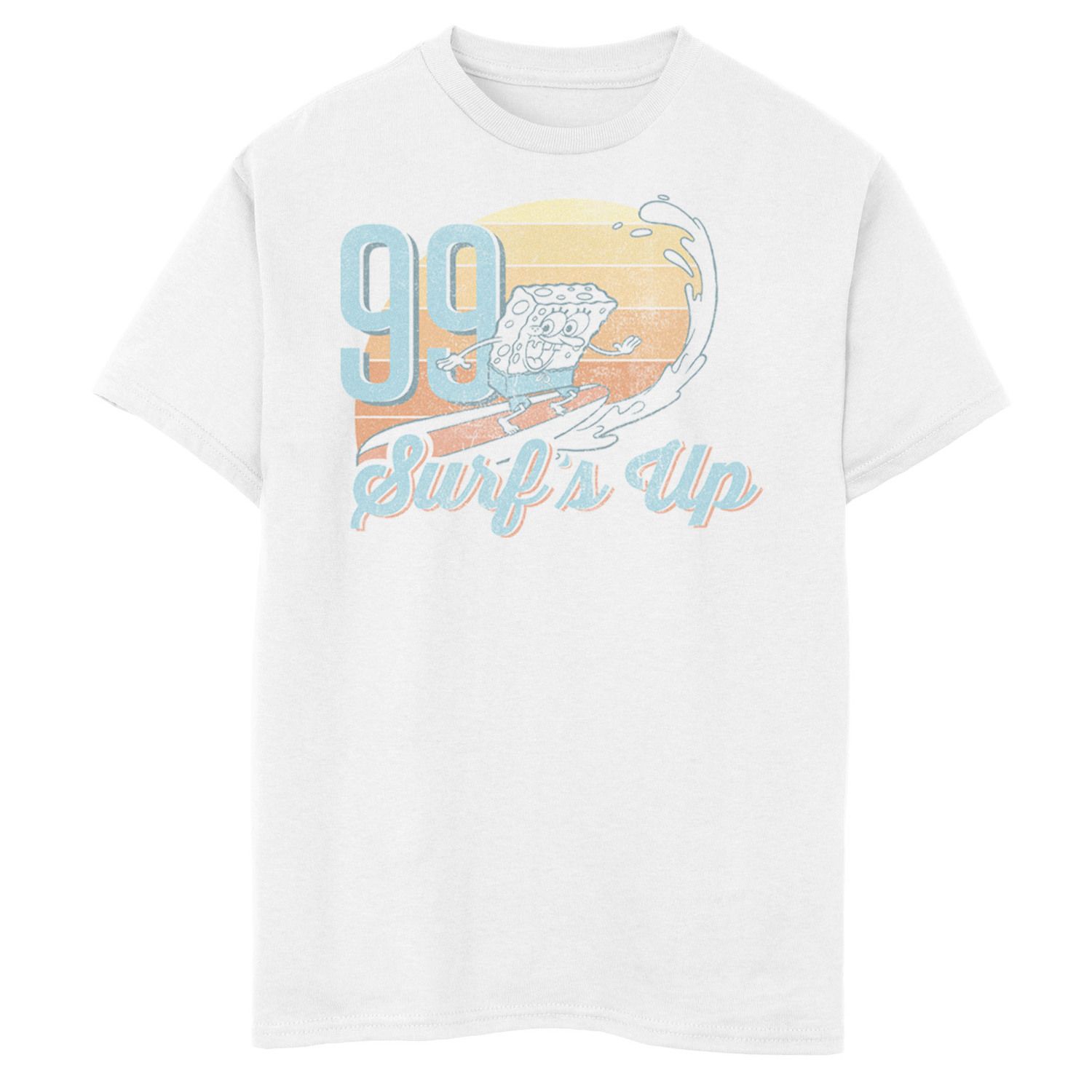 Nickelodeon Spongebob Squarepants Surfs Up Men's T-Shirt