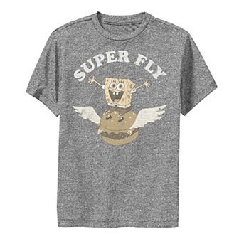 Boys 8-20 Nickelodeon SpongeBob SquarePants Super Fly Krabby Patty Performance Graphic Tee