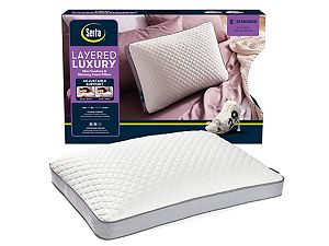 Serta Layered Luxury Gel Memory Foam Pillow