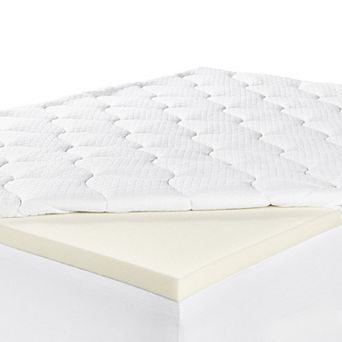 Serta 2+2 Layered Luxury Memory Foam Mattress Topper