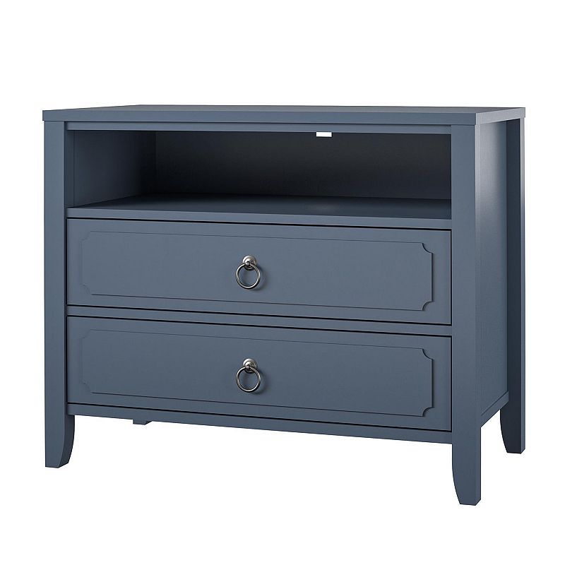 Her Majesty 2 Drawer Nightstand Blue - Novogratz