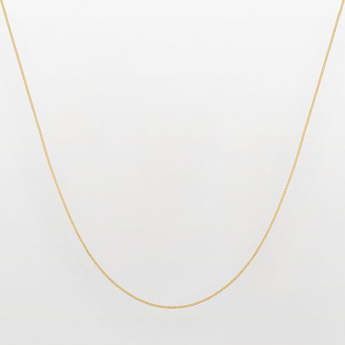 Everlasting Gold 14k Gold Box Chain Necklace
