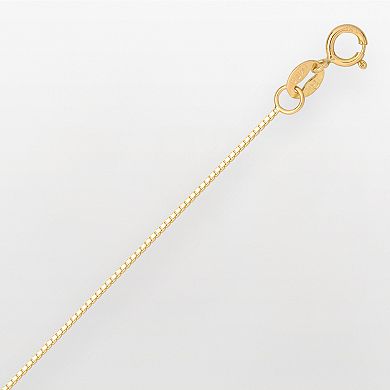 Everlasting Gold 14k Gold Venetian Box Chain Necklace