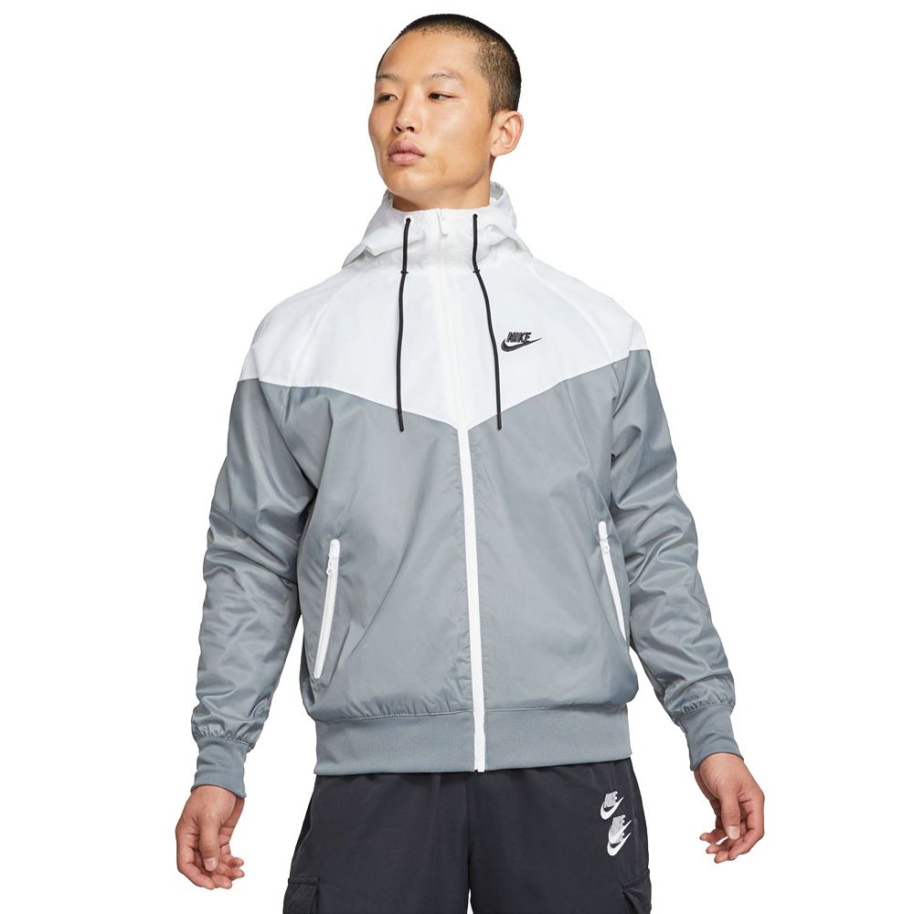 【2XL】NIKE HE WIND RUNNER HOODY JACKET Nike Mens Lighweight Hooded Windbreaker Jacket White S at