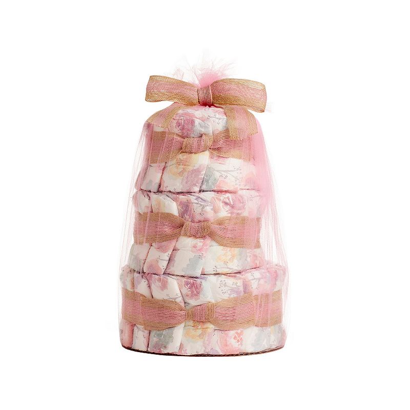The Honest Company Mini Diaper Cake - Rose Blossom, Multicolor, 1 CT