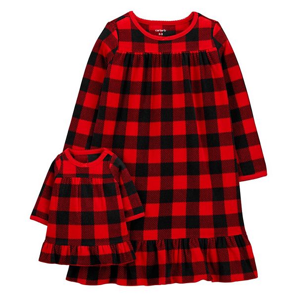 buffalo check night gown