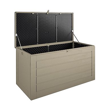 Cosco XL 180 Gallon Outdoor Patio Deck Storage Box Floor Decor