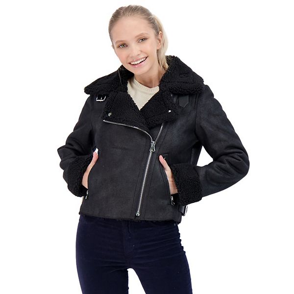 Sebby faux 2025 shearling jacket