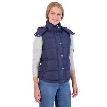 Juniors' Sebby Hooded Water-Resistant Puffer Vest
