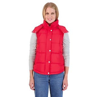 Juniors' Sebby Hooded Water-Resistant Puffer Vest