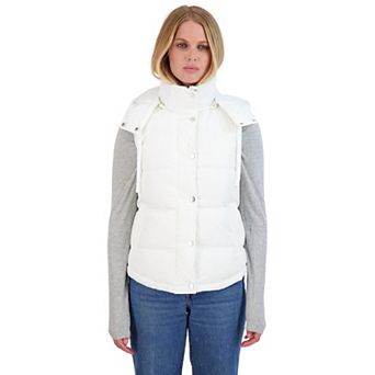 Juniors' Sebby Hooded Water-Resistant Puffer Vest