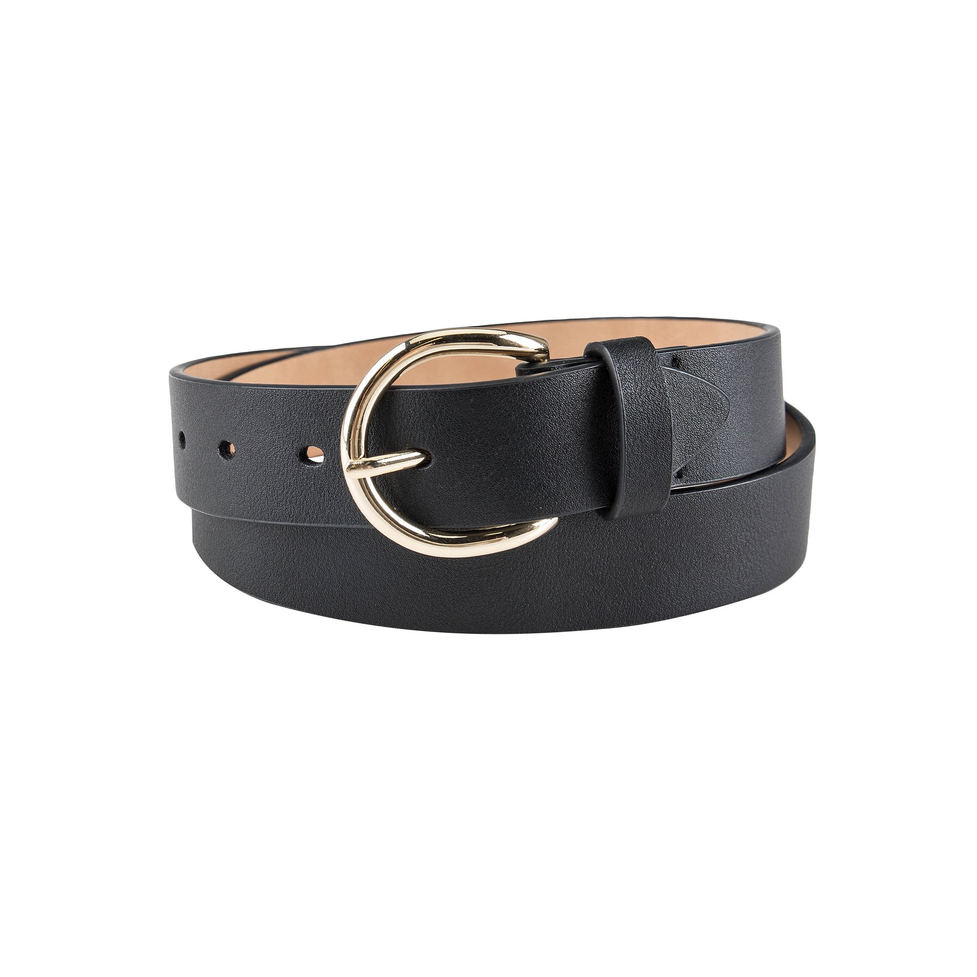 Womens & Plus LC Lauren Conrad Stretch Trouser Belt, Size: Small, Black