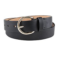 112 Signature Leather Belt - Black - Matte Black