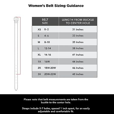Women's & Plus LC Lauren Conrad Reversible Center Bar Buckle Belt
