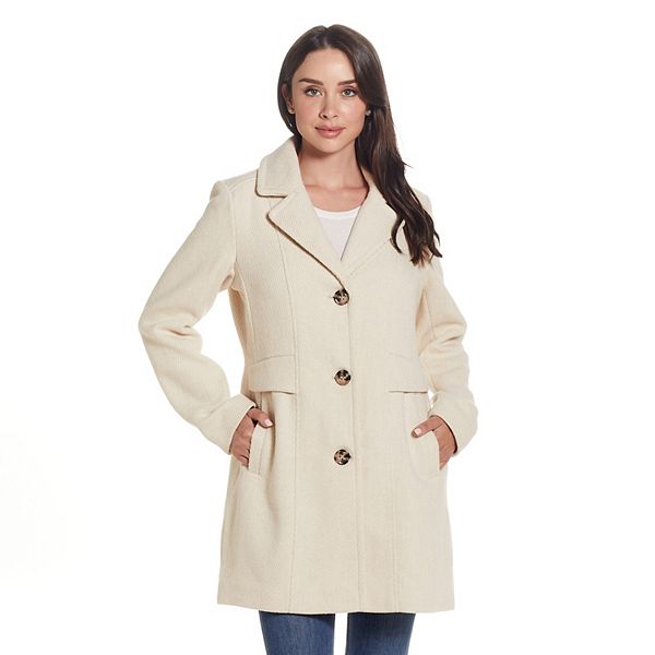 Women's Gallery Wool-Blend Walker Coat