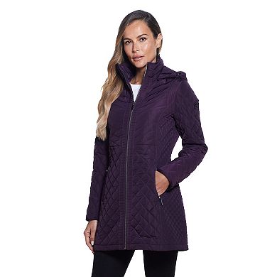 Women's Gallery Faux-Fur Hood Quilted Jacket