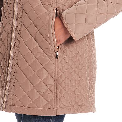 Women's Gallery Faux-Fur Hood Quilted Jacket