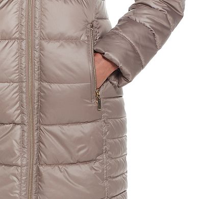 Women's Gallery Faux-Fur Hood Puffer Coat