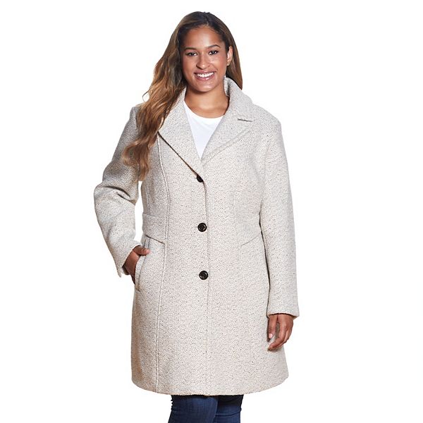 Long wool coat outlet womens plus size