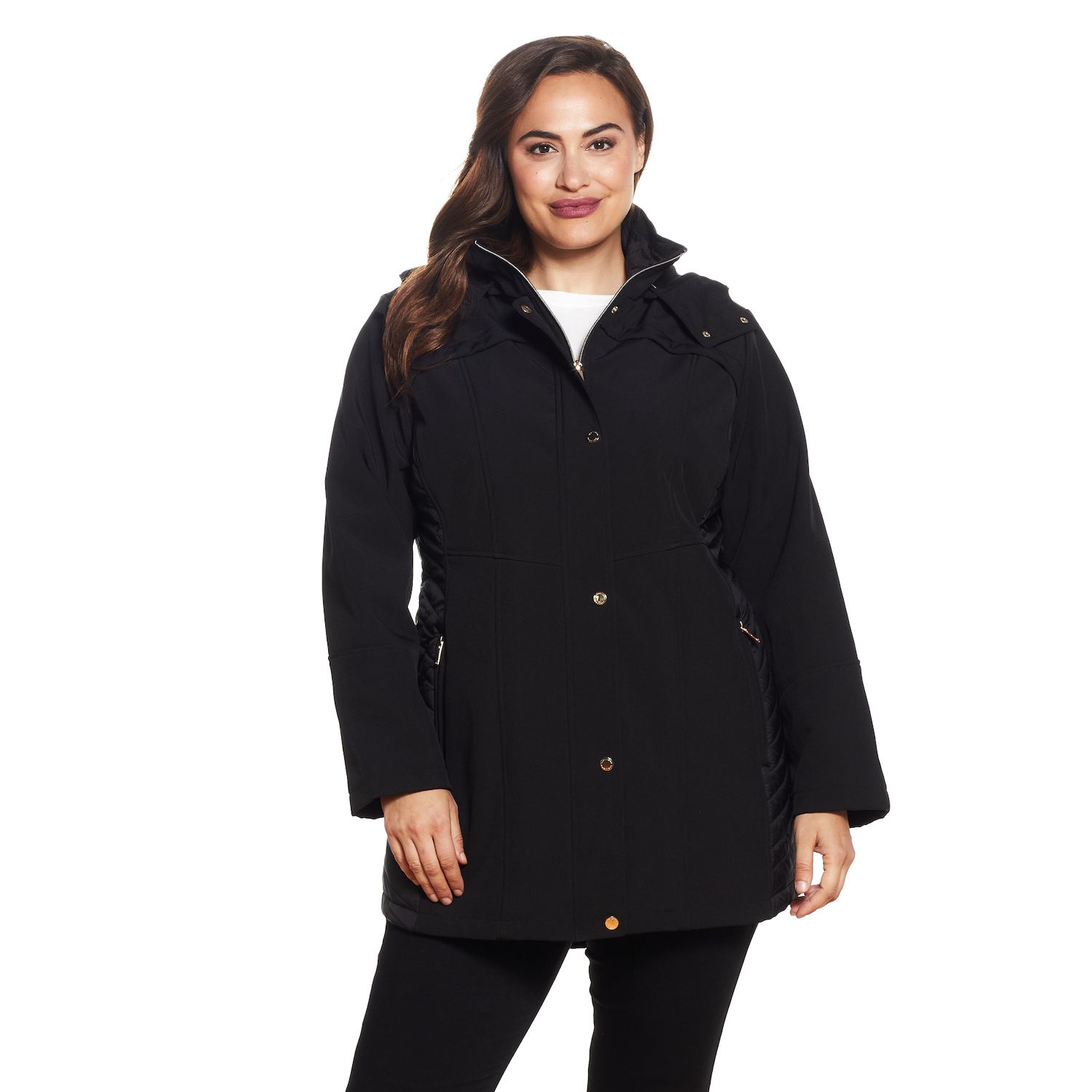 soft shell plus size jacket