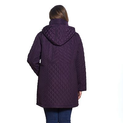 Gallery Women’s shops Coat sz Large Hooded Insulated NEW #X487