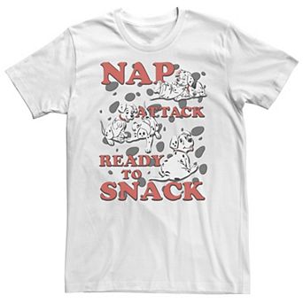 Big & Tall Disney 101 Dalmatians Nap Attack Ready To Snack Tee