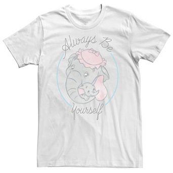 Big & Tall Disney Dumbo And Mom Always Be Yourself Portrait Tee