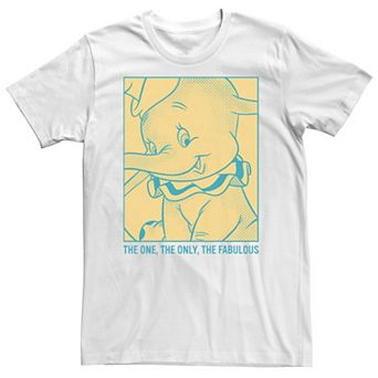 Big & Tall Disney Dumbo The One The Only The Fabulous Retro Poster Tee